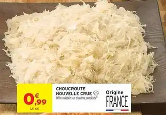 Choucroute nouvelle crue