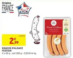 Intermarché Knacks d'alsace offre