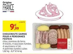Intermarché Choucroute garnie pour 4 personnes offre