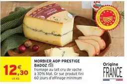 Intermarché Fini - morbier aop prestige offre
