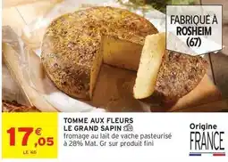 Intermarché Fini - tomme aux fleurs le grand sapin offre