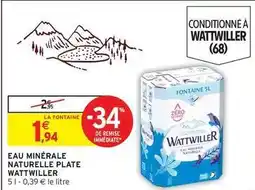 Intermarché Wattwiller - eau minérale naturelle plate offre