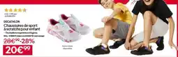 Decathlon Decathlon - chaussures de sport à swatch pour enfant offre