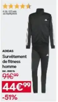 Decathlon Adidas - survêtement de fitness homme offre
