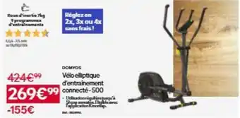 Doméos - vélo élliptique d'entrainement connecte-500
