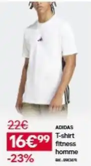 Decathlon Adidas - t-shirt fitness homme offre