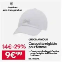 Decathlon Casquette réglable pour femme offre