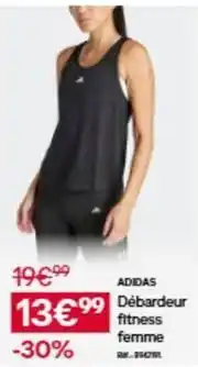Decathlon Adidas - débardeur fitness femme offre