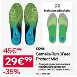 Decathlon Semelle run 3feet protect mid offre