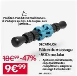 Decathlon Decathlon - bâton de massage offre