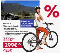 Decathlon Vélo tout chemin -riverside offre