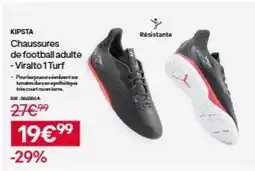 Decathlon Chaussures de football adulte offre