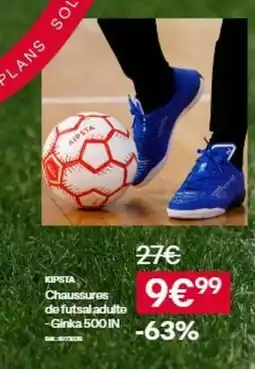 Decathlon Chaussures de futsal adulto offre