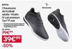 Decathlon Chaussures de football adulte-viralto iv cuir premium offre