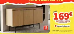 Conforama Chêne - buffet 3 portes offre