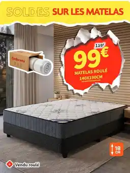 Conforama Matelas roulé offre
