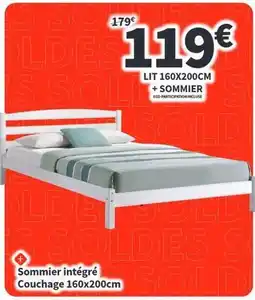 Conforama Lit 160x200 cm + sommier offre