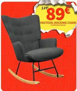 Conforama Fauteuil rocking chair offre
