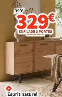 Conforama Enfilade 3 portes offre