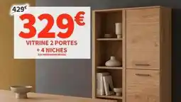 Conforama Vitrine 2 portes offre