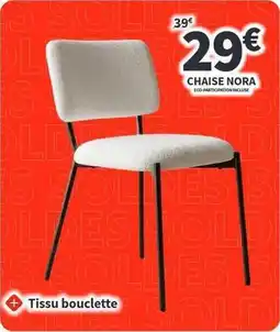 Conforama Chaise nora offre