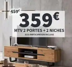 Conforama 2 portes + 2 niches offre