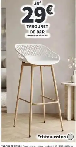 Conforama Tabouret de bar offre