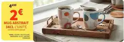 Conforama Mug abstrait 34cl l'unite offre