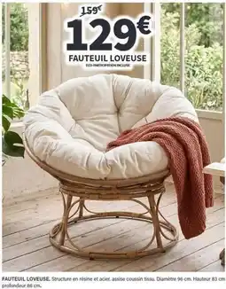 Conforama Fauteuil loveuse offre