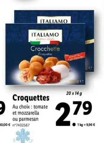 Lidl Croquettes offre