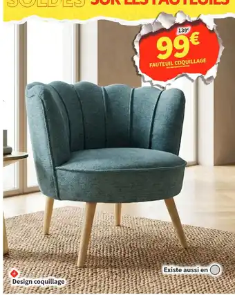 FAUTEUIL COQUILLAGE