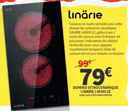 Conforama linärie DOMINO VITRO-CERAMIQUE offre