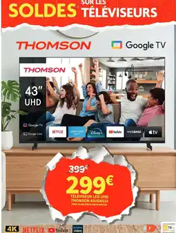 Conforama THOMSON TÉLÉVISEUR LED UHD offre