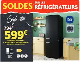 Conforama Icestream combiné 2 portes offre