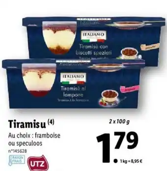 Lidl Tiramisu offre