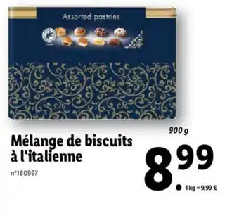 Lidl Mélange de biscuits à l'italienne offre