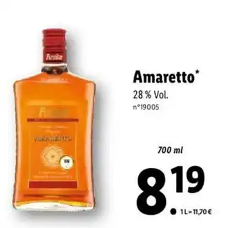 Lidl Amaretto offre