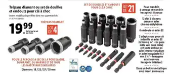 Lidl Trépans diamant ou set de douilles offre