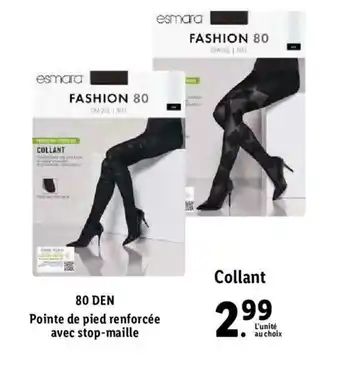 Lidl Collant offre