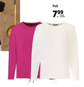 Lidl Pull offre
