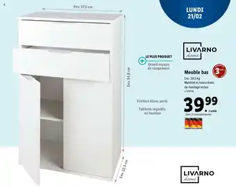 Lidl Meuble bas offre
