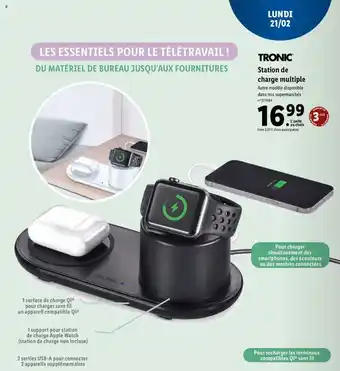 Lidl Station de charge multiple offre