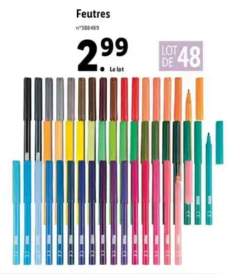 Lidl Feutres offre