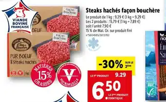 Lidl Steaks hachés façon bouchère offre