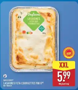 ALDI Lasagnes feta courgettes offre