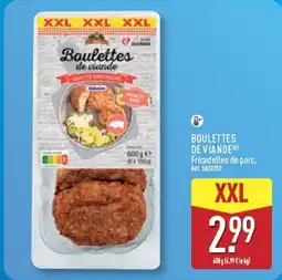 ALDI Boulettes deviande offre