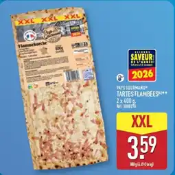 ALDI PAYS GOURMAND Tartes flambees offre