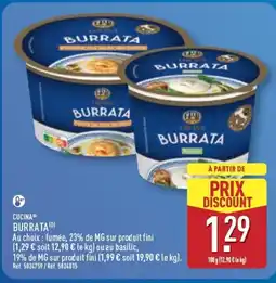 ALDI CUCINA Burrata offre