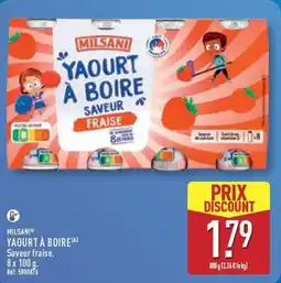 ALDI MILSANI Yaourt à boire offre