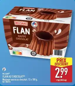 ALDI MILSANI Flan au chocolat offre